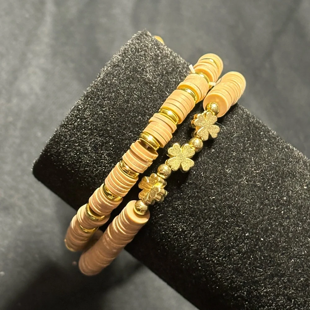 🐠 New handmade Clay mix beads bracelet